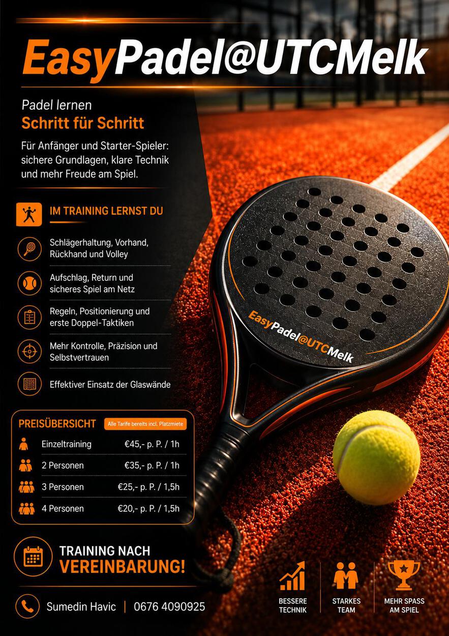 EASY PADEL MELK - Padeltraining
