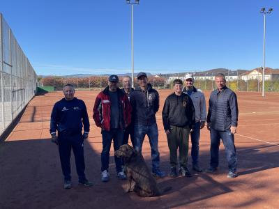 04.11.2023 - Tennisplätze werden eingewintert!